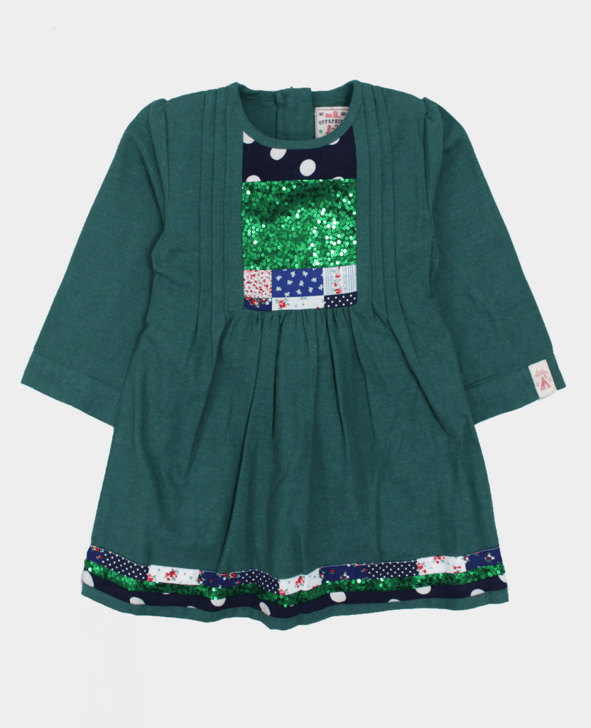 Girls L/S Dress - Offspring