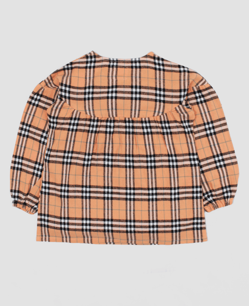 Girls L/S Flannel Check Top - Offspring